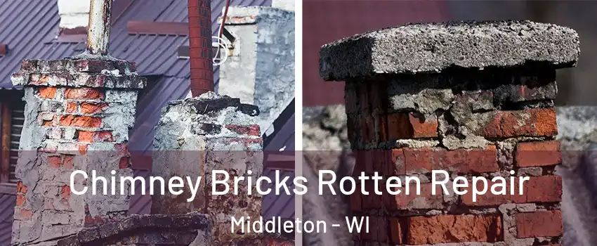 Chimney Bricks Rotten Repair Middleton - WI