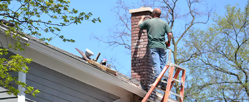 Vinyl and PVC Chimney Flashing Installation in Middleton, WI