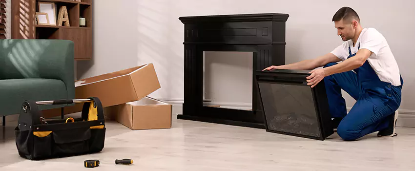 Old Rusted Metal Fireplace Repair And Replacement in Middleton, WI