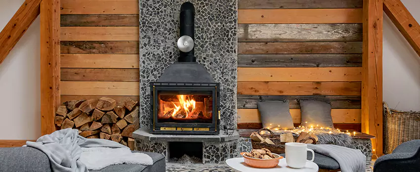 Thelin Hearth Products Direct Vent Gas Stove Fireplace Inspection in Middleton, Wisconsin